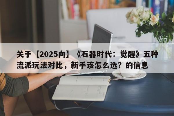 关于【2025向】《石器时代：觉醒》五种流派玩法对比，新手该怎么选？的信息
